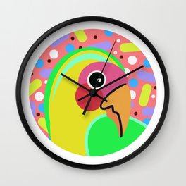 Lovey Dovey Pink Wall Clock