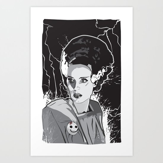Bride of Frankenstein Art Print