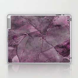 Smoke Pink Purple Marble Gemstone Luxury Laptop Skin