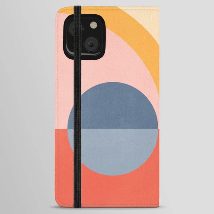 Abstract Geometric Shapes 31 iPhone Wallet Case
