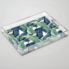 Banana leaves Acrylic Tray