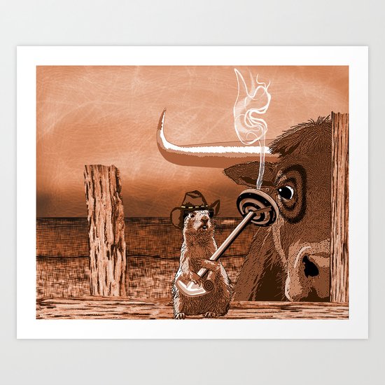 Bulls Eye Art Print