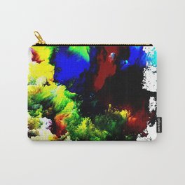 Ghastly Carry-All Pouch | Painting, Illustration, Pattern, Watercolor, Digital, Aerosol, Black And White, Pop Art, 3D, Abstract 