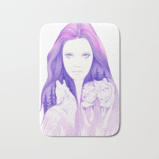 Wolf Spirit Bath Mat