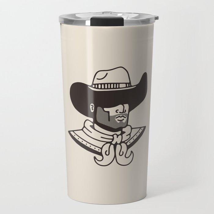 Faceless Cowboy Travel Mug