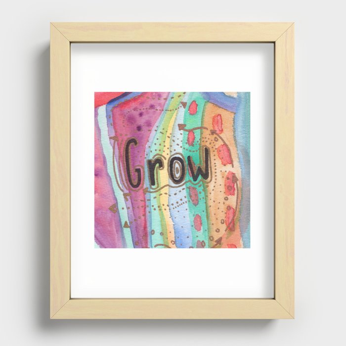 Grow Recessed Framed Print
