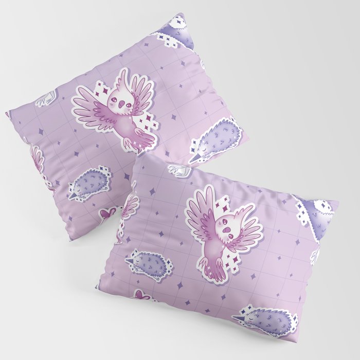 Kawaii Australian Animals Pattern Pillow Sham