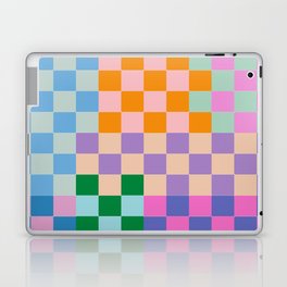 Checkerboard Collage Laptop Skin
