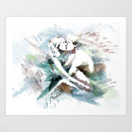 Hug Art Prints For Any Decor Style Society6