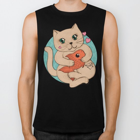 Sushi Love Biker Tank