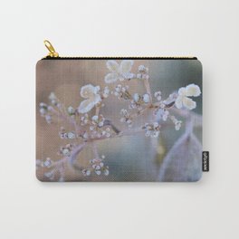 Frosty Viburnum Carry-All Pouch | Bloom, Other, Winter, December, Frost, Photo, Garden, Pretty, Digital, Blossom 