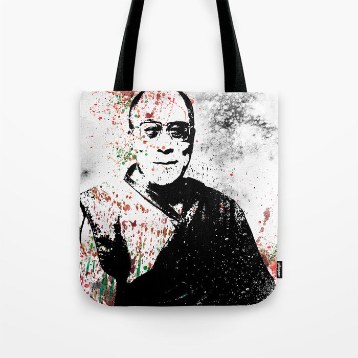 Dalai Lama-Watercolor Tote Bag