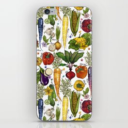 Botanical Cottage core Vegan  iPhone Skin