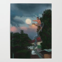 street lamp Poster