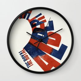 The Royal Albert Hall Poster Wall Clock
