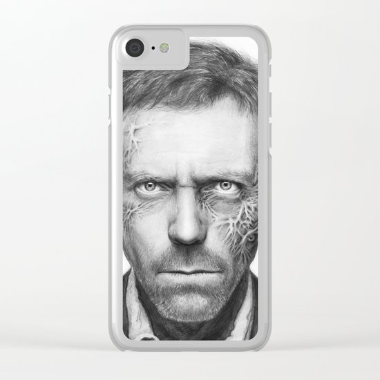 Hugh Laurie from House MD Doctor House Clear iPhone Case