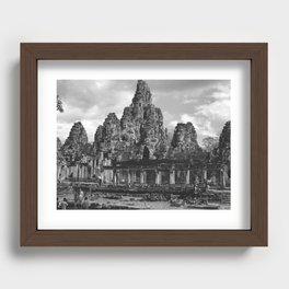 Angkor Thom Temple, Cambodia Recessed Framed Print