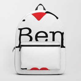 I Heart Bemidji, MN Backpack | Iheartbemidji, White, Graphicdesign, Red, Minnesota, Mn, Bemidji, Ilovebemidji, Love, Heart 