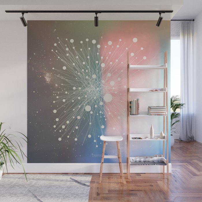 Connected Stars Wall Mural