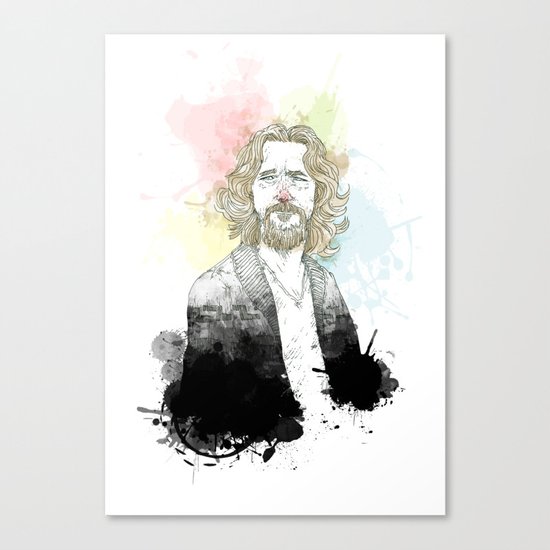 The Dude, His Dudeness, Duder, or El Duderino Canvas Print