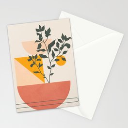 Geometric Modern Art 43 Stationery Card