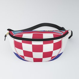 Croatia flag emblem Fanny Pack