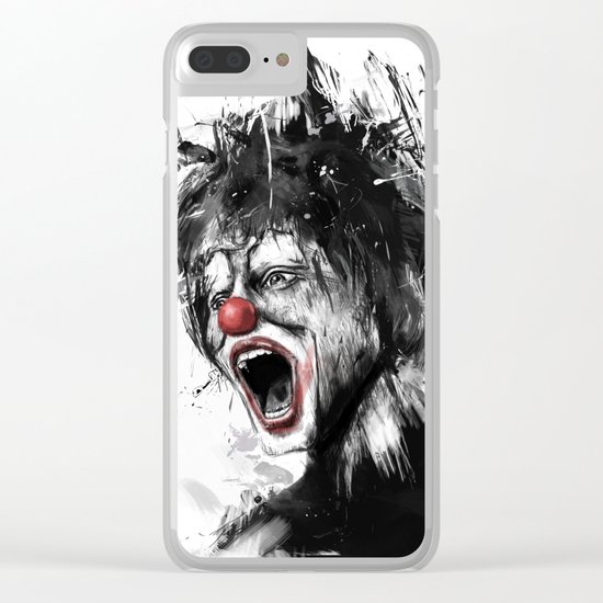 The clown Clear iPhone Case
