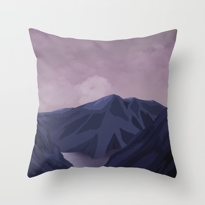 Imaginary landscape  Throw Pillow