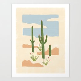 Desert Still Life Art Print