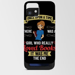 Book Girl Reading Women Bookworm Librarian Reader iPhone Card Case