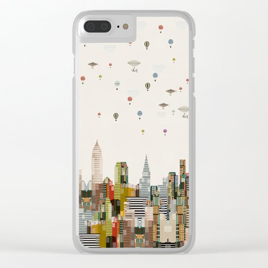 the great wondrous balloon race Clear iPhone Case