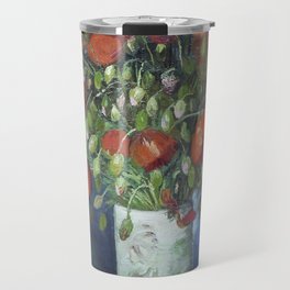 Vase with Poppies Travel Mug