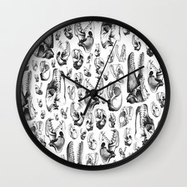 Carnivore B&W Wall Clock