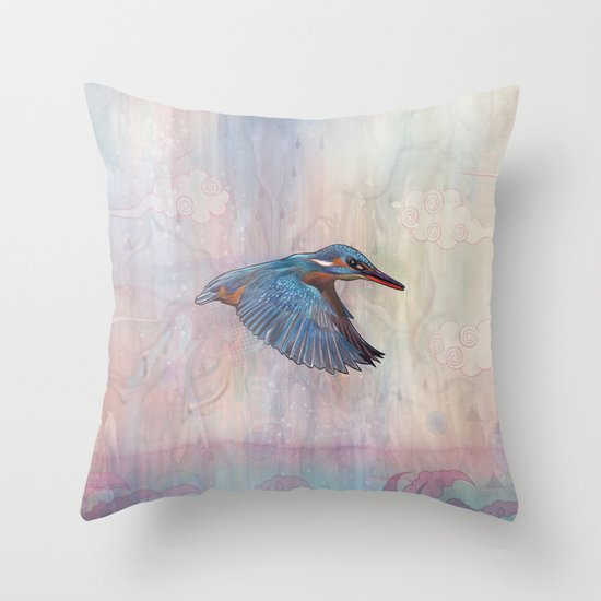 Terror From Above Throw Pillow
