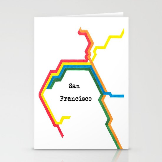 San Francisco Stationery Cards