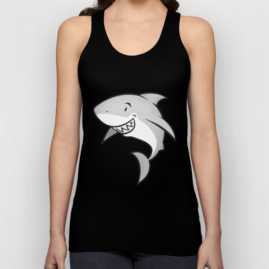 Great white buddy Unisex Tank Top