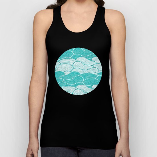 The Calm and Stormy Seas Unisex Tank Top