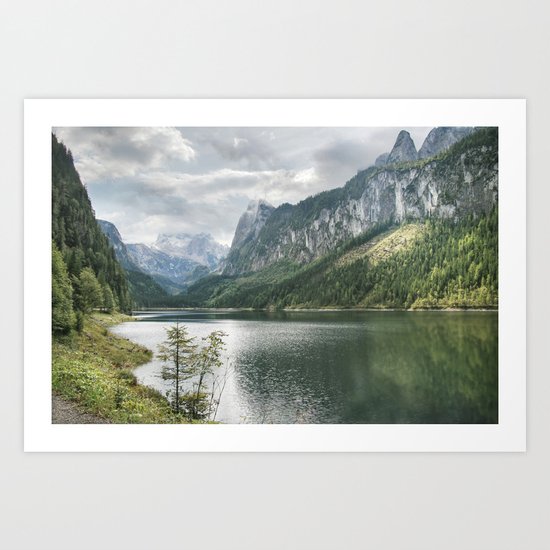 Gosausee Art Print