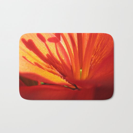 Red Stamen 86 Bath Mat
