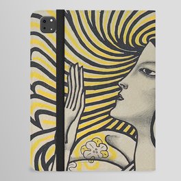 Golden Hair and Hand - Delftsche Slaolie, Art Nouveau iPad Folio Case