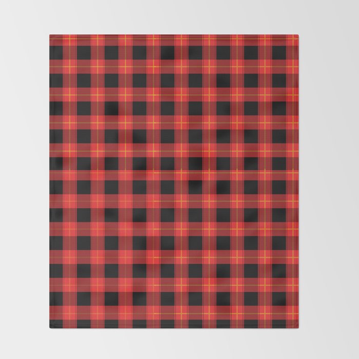 Red Buffalo Plaid Flannel Pattern Throw Blanket By Themeticulouswhim Red Buffalo Plaid Flannel Pattern Throw Blanket