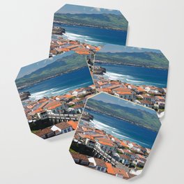 Sao Miguel island Coaster | Rooftops, Saomiguel, Ribeiragrande, Community, Travel, Viewfromabove, Coast, Islands, Azores, Island 