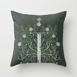 Flame of the West Throw Pillow