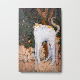 Pierre Bonnard - The White Cat Metal Print | Chat Blanc, Pierre, Cat, Painting, Bonnard, White 