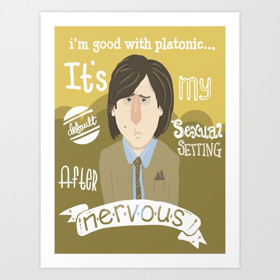 why watch (bored to death) Art Print
