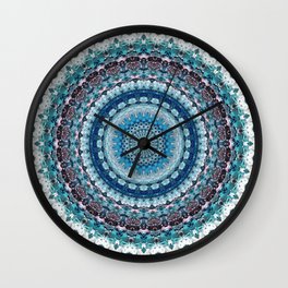 IVI Wall Clock | Energy, Pattern, Holistic, Illusion, Zen, Graphicdesign, Geometry, Detail, Mandala, Spiritual 