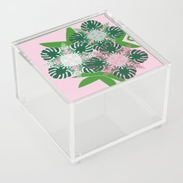 Palm Flowers Acrylic Box