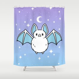 Bat Shower Curtains Society6 Cute Night Bat Shower Curtain