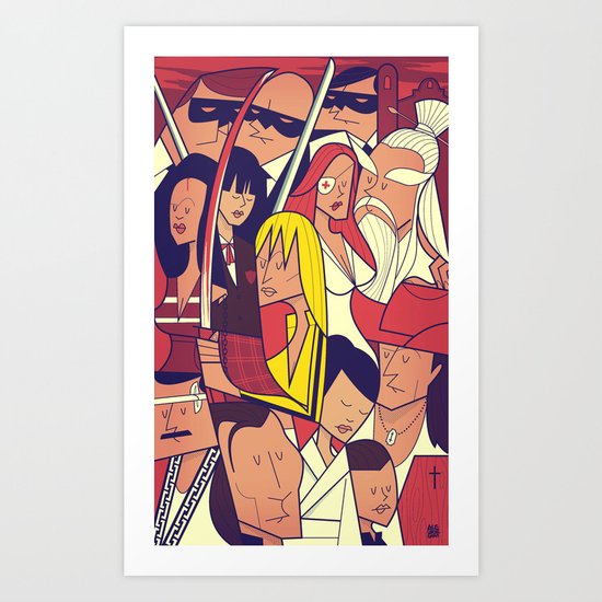 Kill Bill Art Print