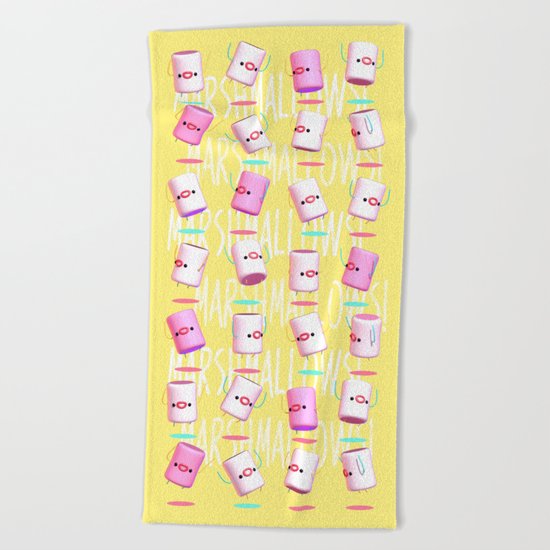 Marshmallow Club Beach Towel